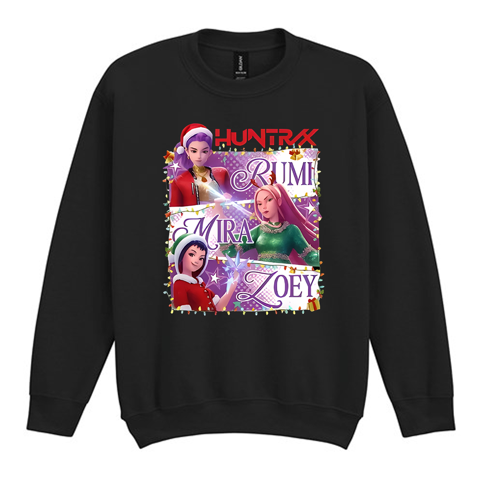 Huntrix KPop Fairy Lights Christmas Jumper