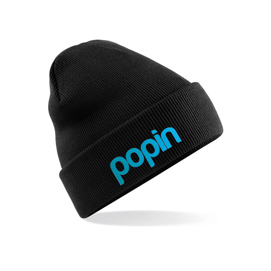 Beechfield Black beanie - Popin
