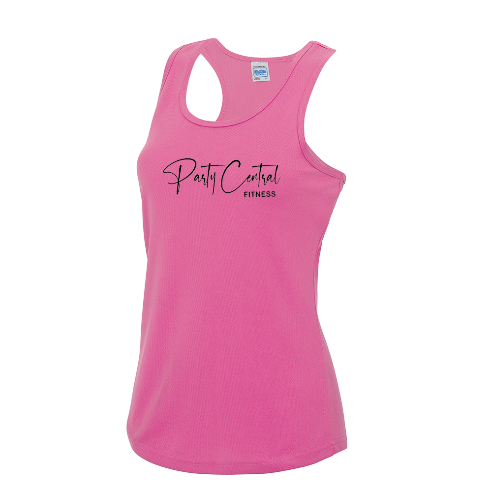 Neon Party Central Fitness Performance Vest