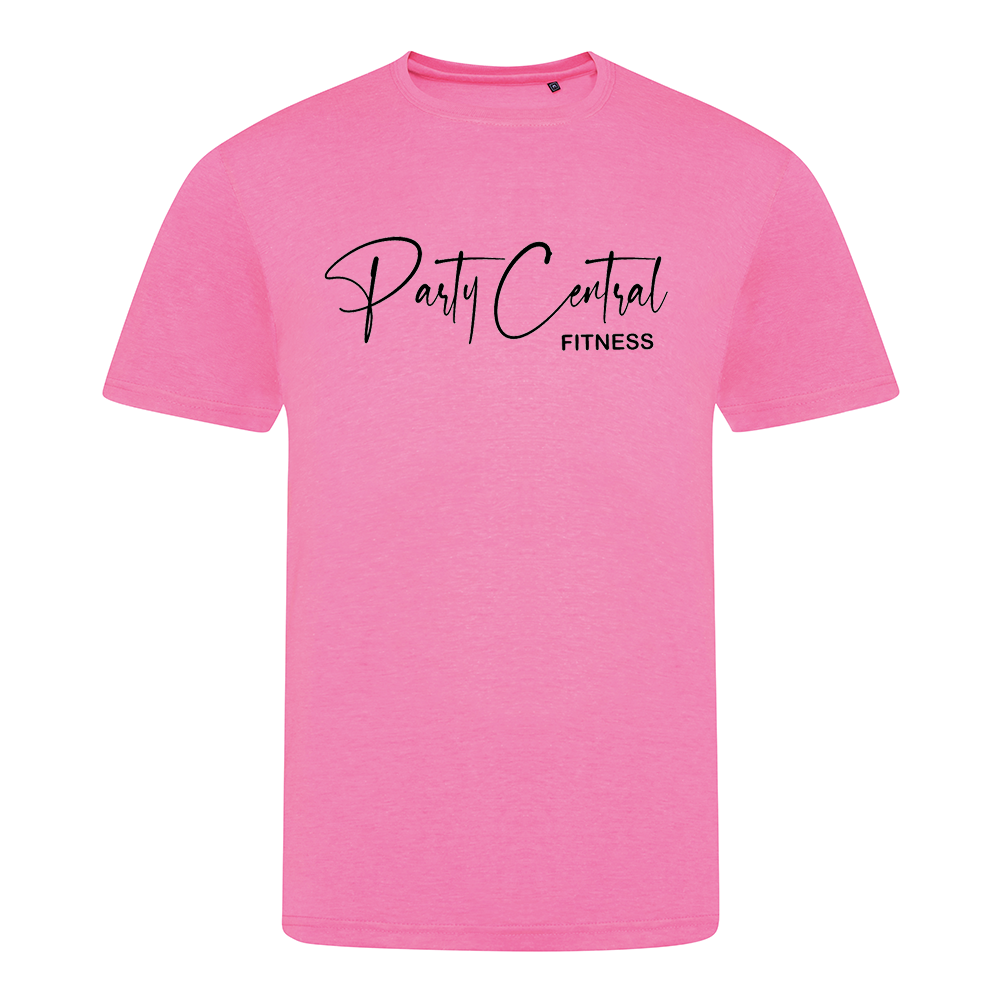 Neon Party Central Fitness Performance style Unisex Tshirt