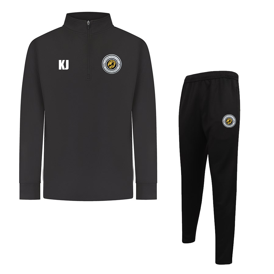 Quarter Zip and Bottoms - Litchard FC