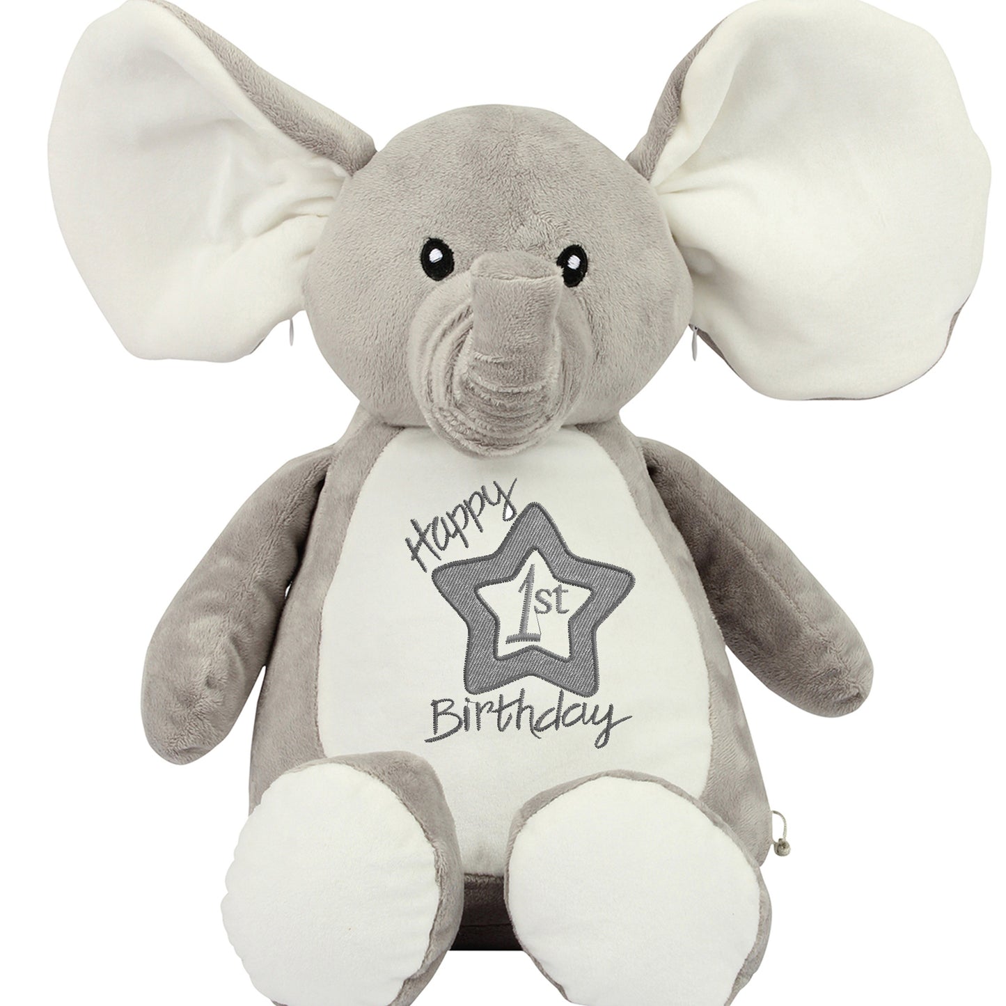 Gorgeous Personalised Elephant - 1st Birthday