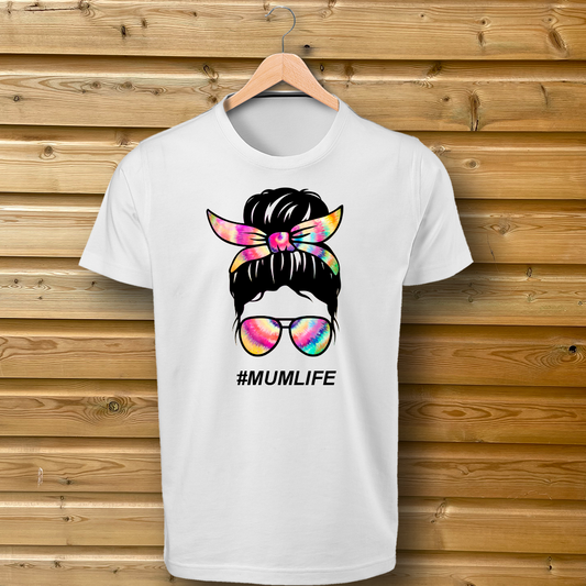 #MUMLIFE Multicoloured Tshirt
