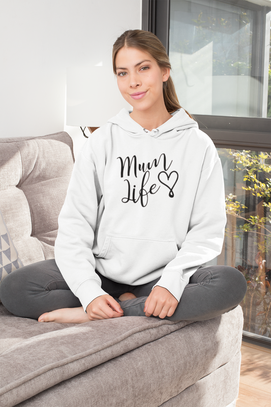 Mum Life Slogan Hoody