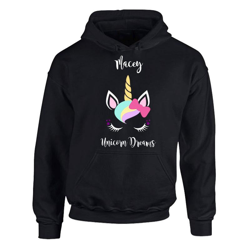 Unicorn Dreams Personalised Hoody