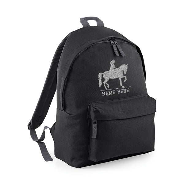 Horse Rider Personalised Rucksack