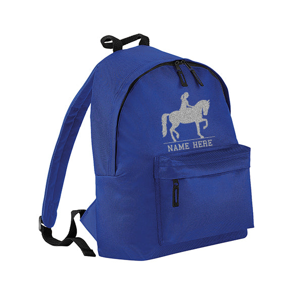 Horse Rider Personalised Rucksack