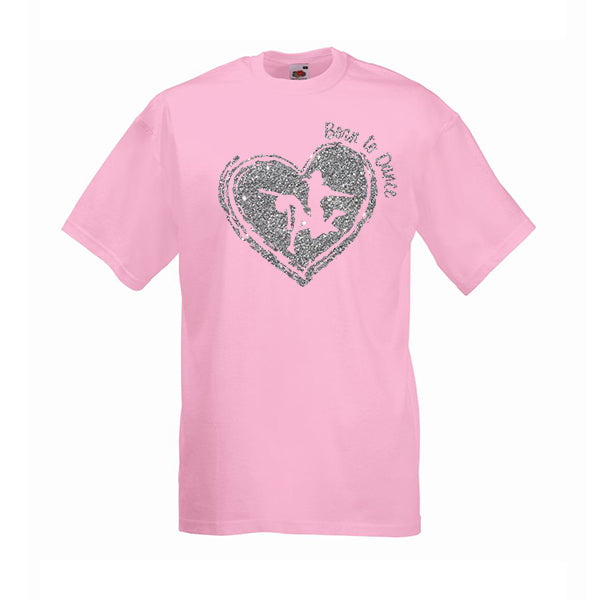 Born To Dance Heart Tshirt