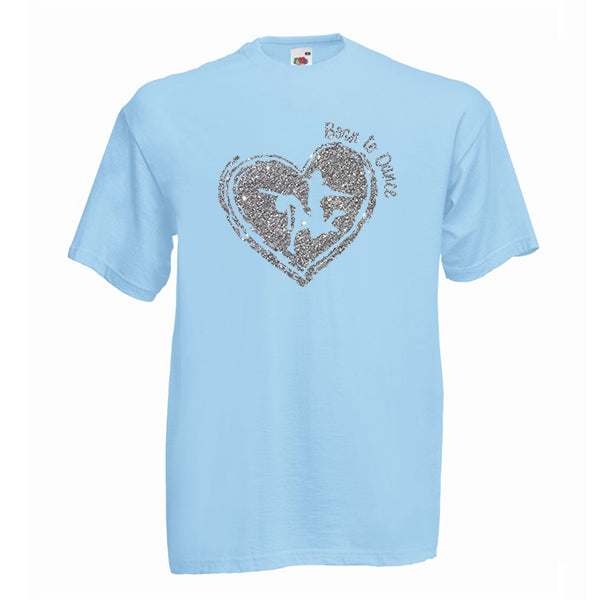 Born To Dance Heart Tshirt
