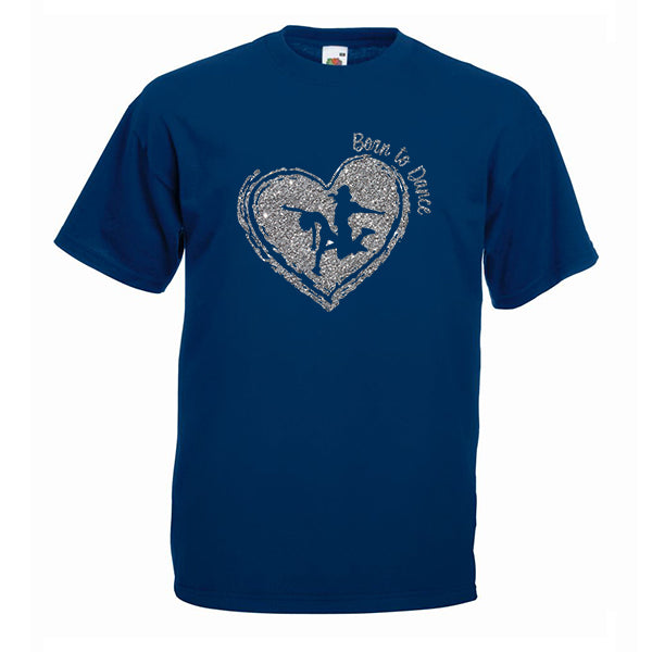Born To Dance Heart Tshirt
