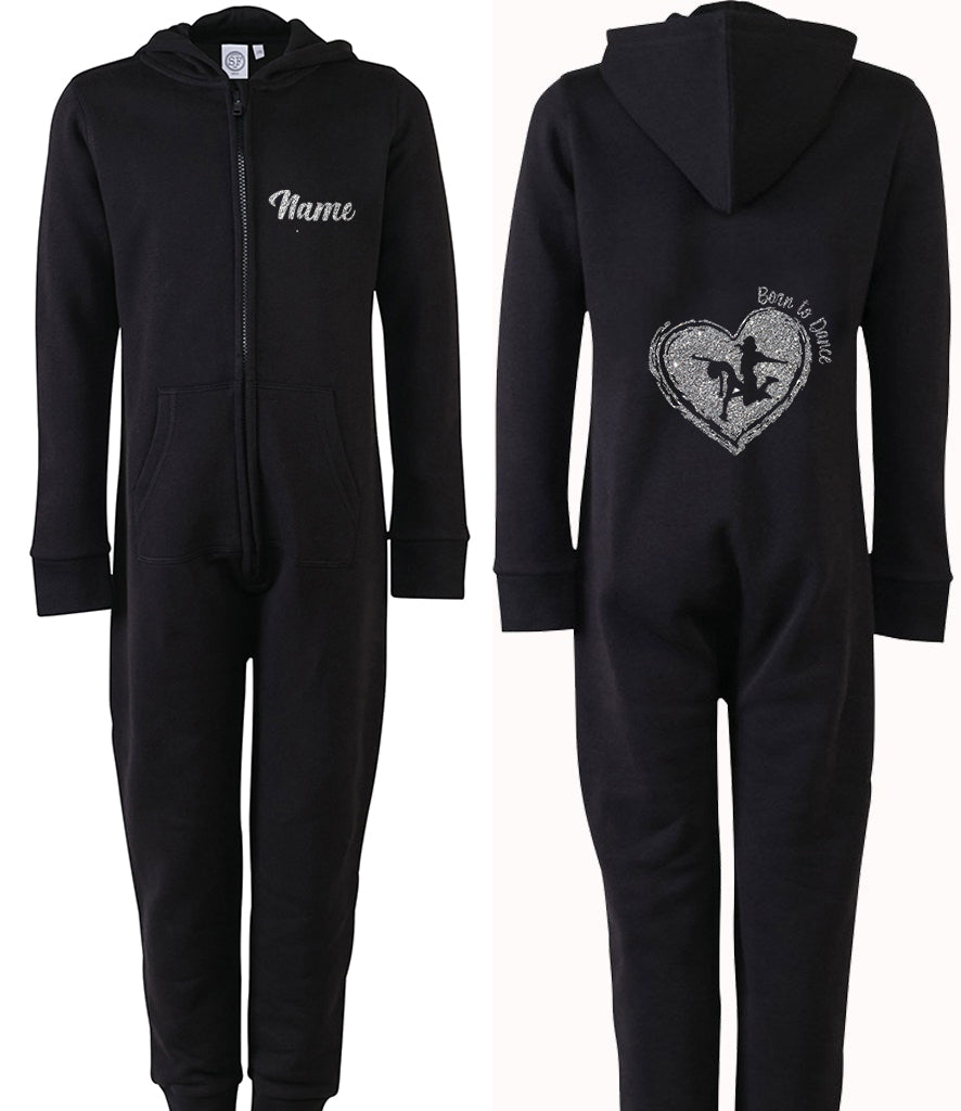 Born To Dance Heart Personalised Onesie