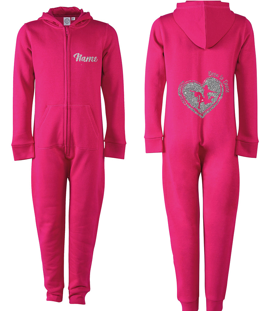 Born To Dance Heart Personalised Onesie