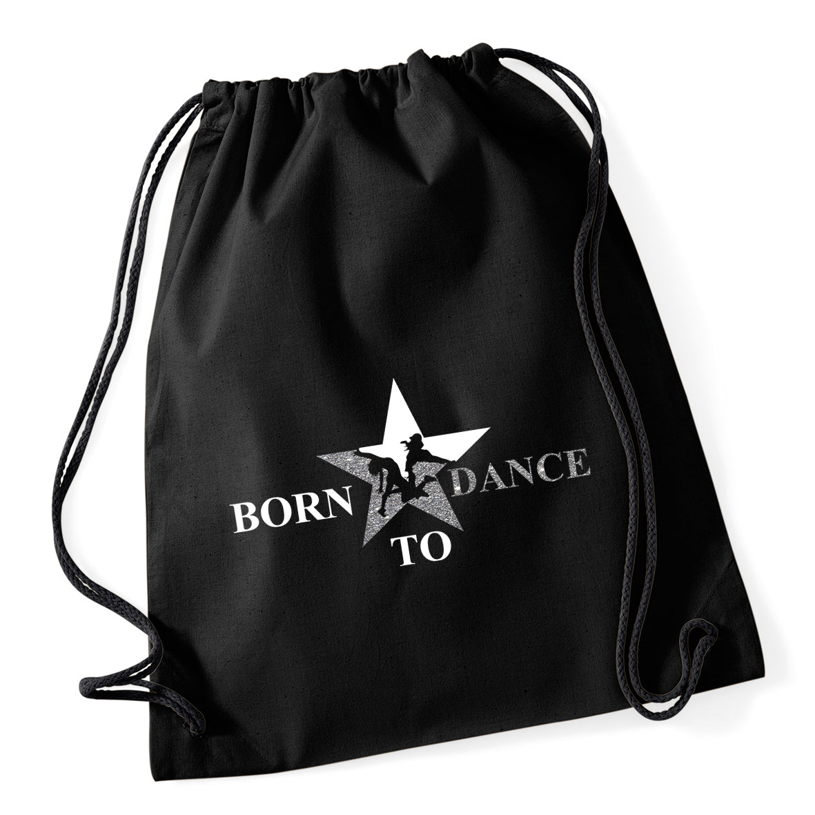 Born To Dance Star Drawstring Bag