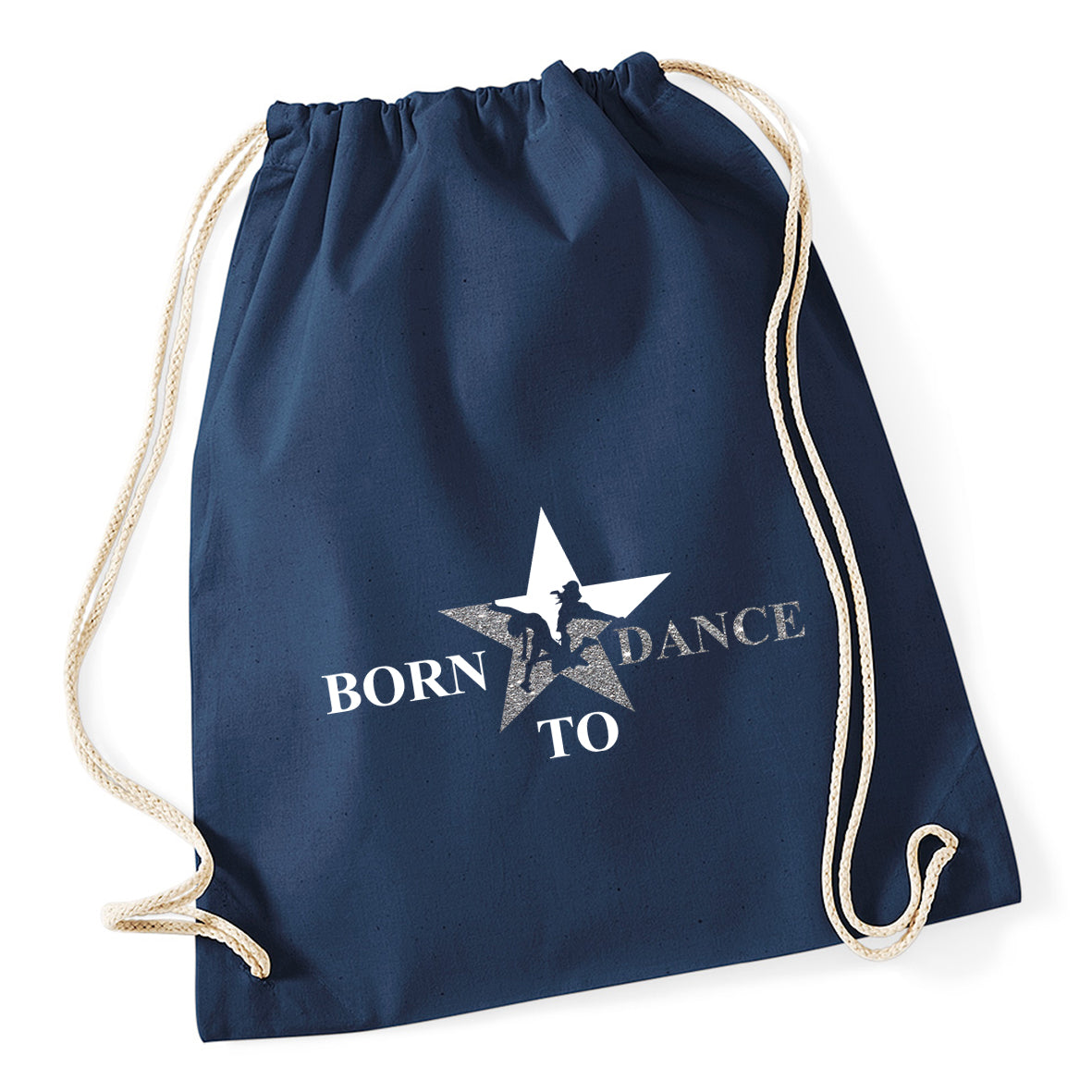 Born To Dance Star Drawstring Bag