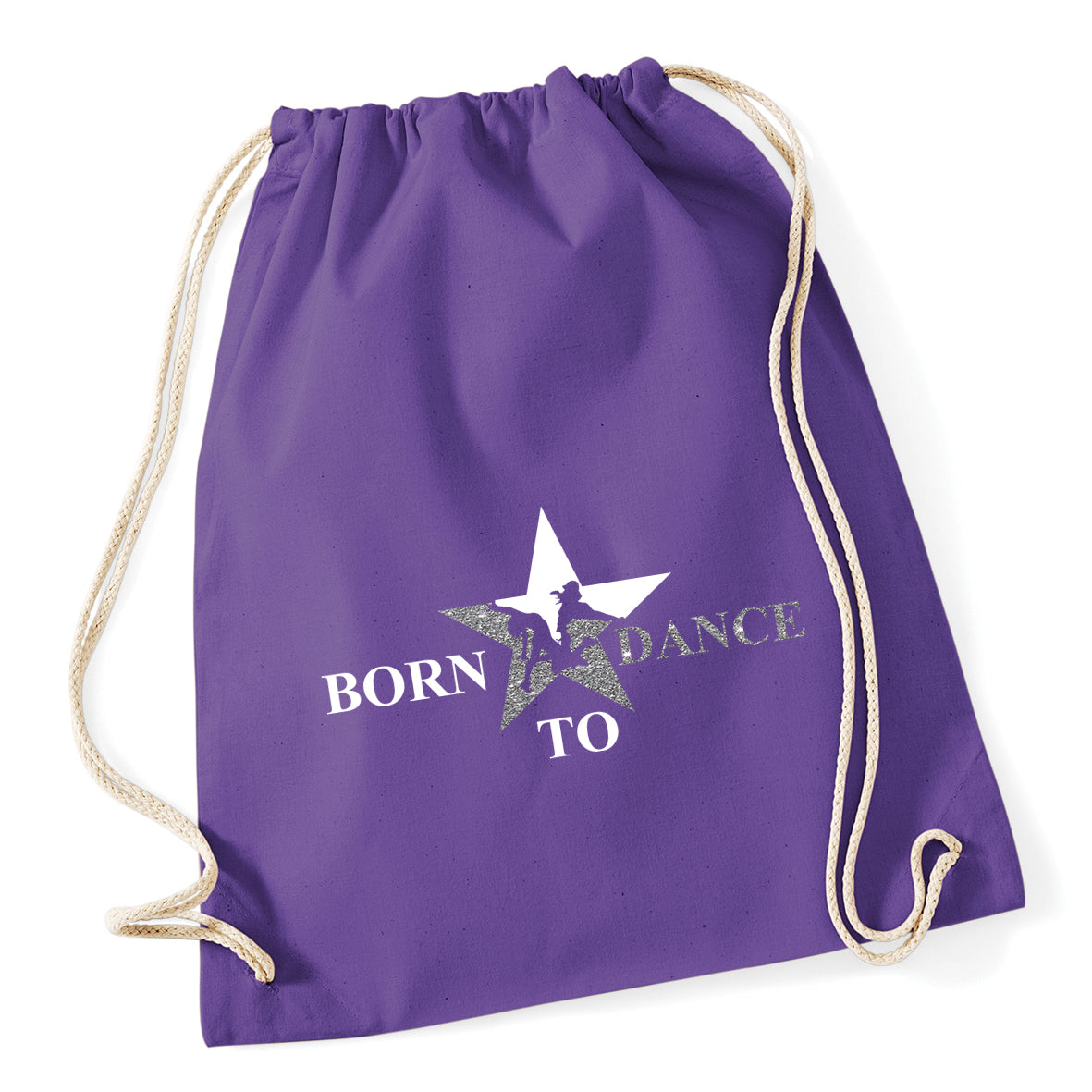 Born To Dance Star Drawstring Bag