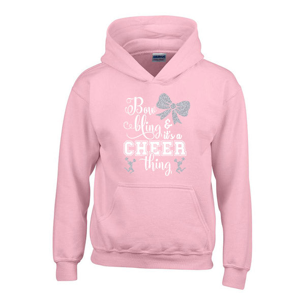 Bow Bling Cheerleading Hoodie