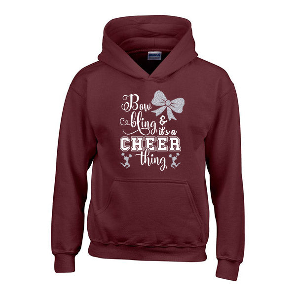 Bow Bling Cheerleading Hoodie
