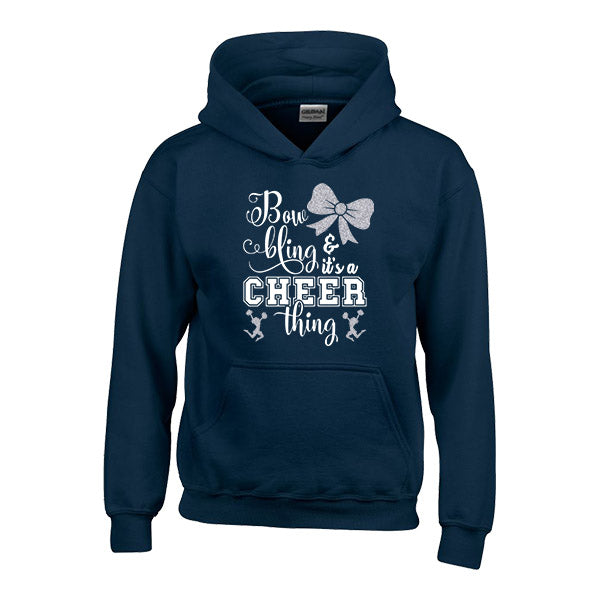 Bow Bling Cheerleading Hoodie