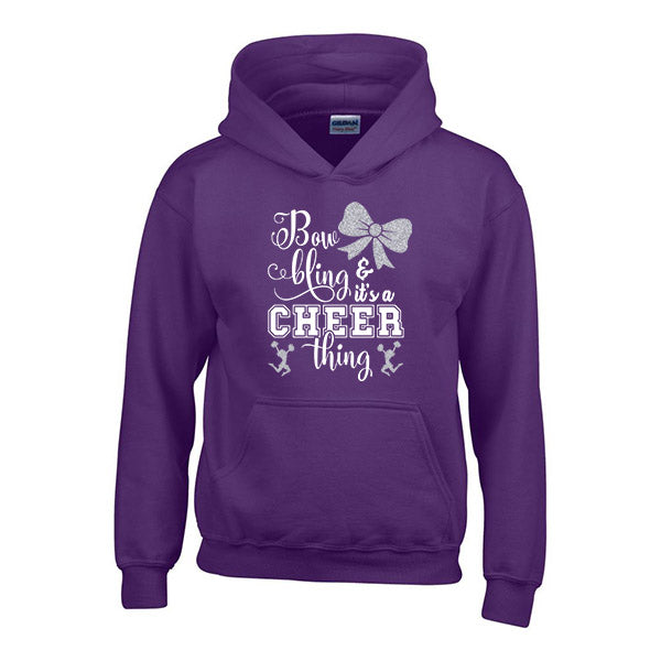 Bow Bling Cheerleading Hoodie