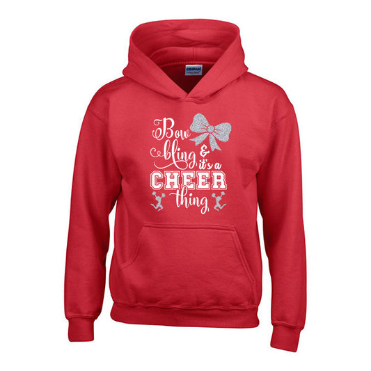 Bow Bling Cheerleading Hoodie