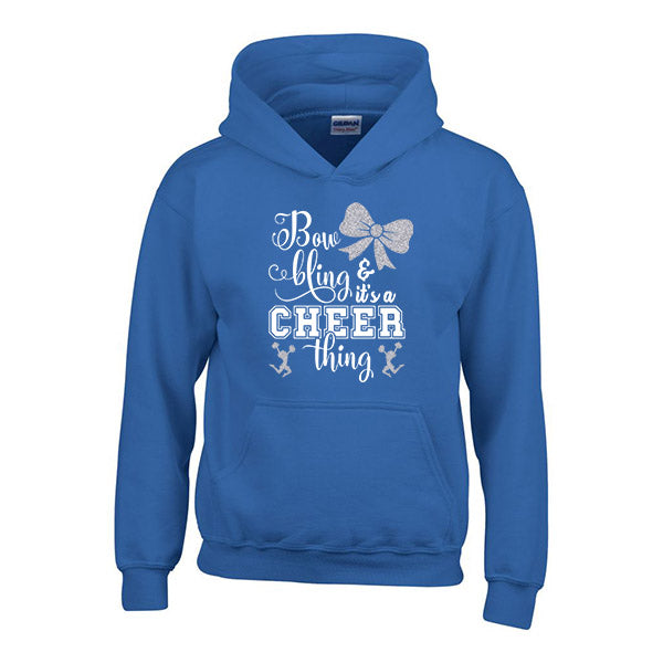 Bow Bling Cheerleading Hoodie