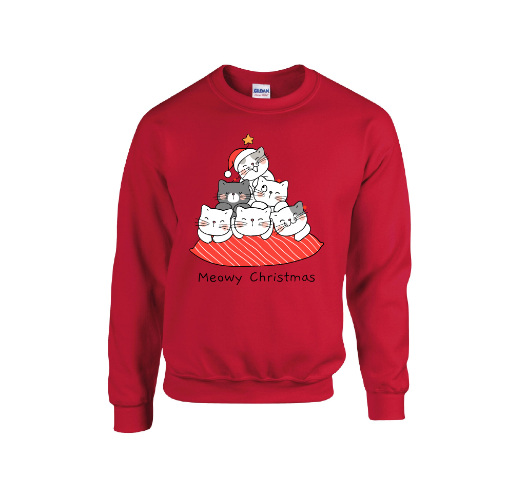 Cat 'Meowy Christmas' Christmas Jumper
