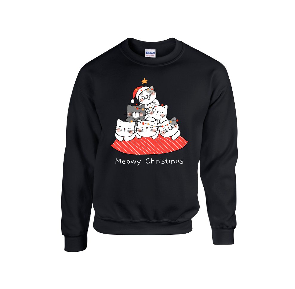 Cat 'Meowy Christmas' Christmas Jumper