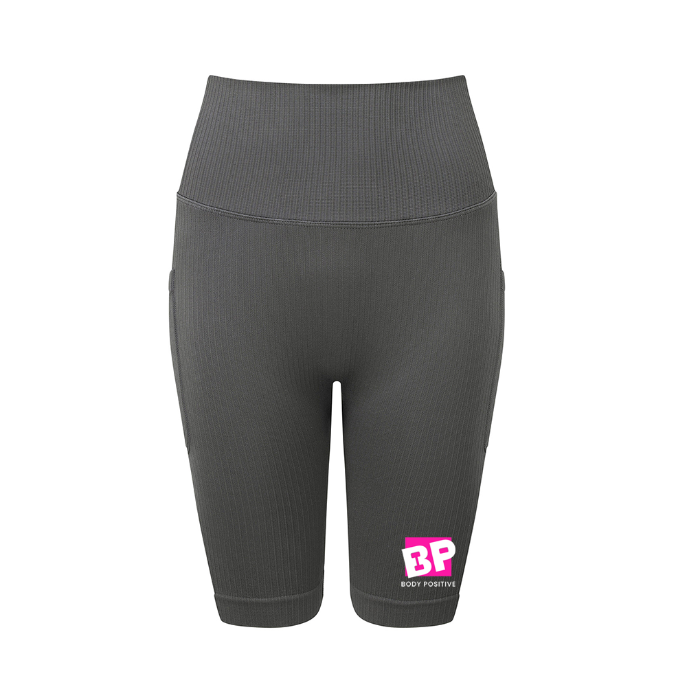 Body Positive Ribbed Cycling Shorts