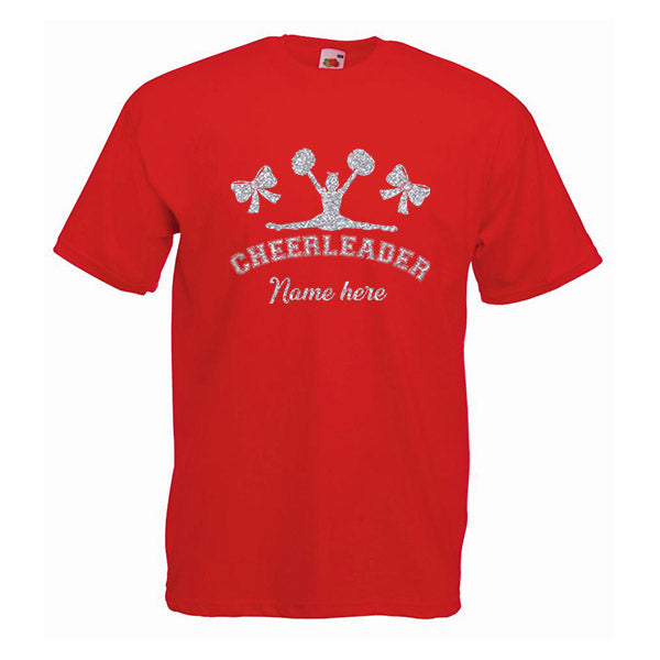Silhouette Personalised Cheerleading Tshirt