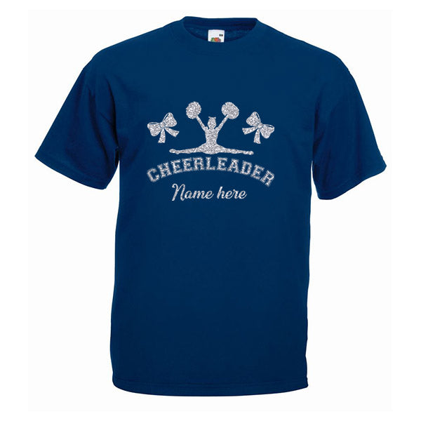 Silhouette Personalised Cheerleading Tshirt