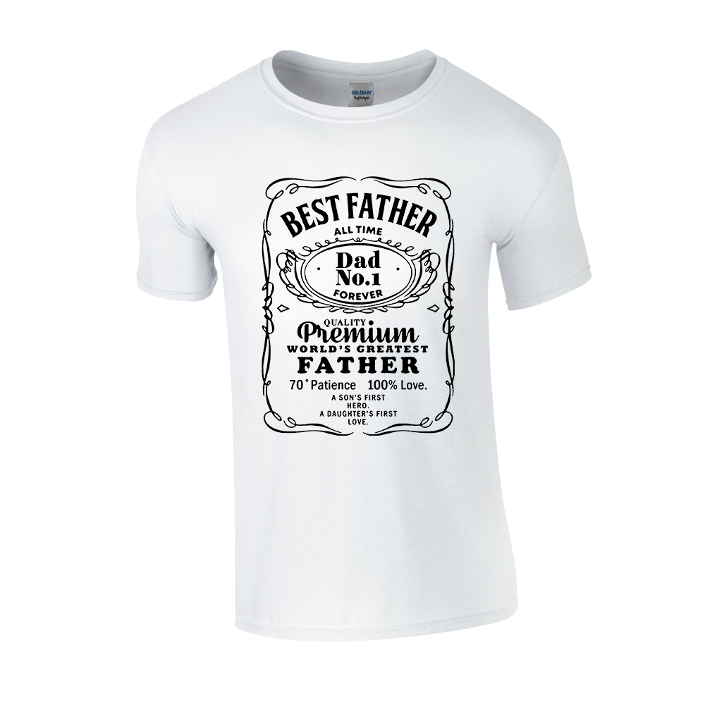 Dad Whisky Label Tshirt