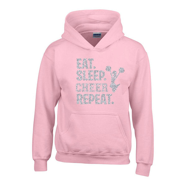 Eat Sleep Cheer Repeat Personalised Hoodie