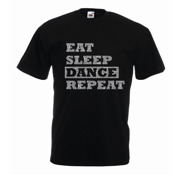 Eat Sleep Dance Repeat Dancing Tshirt