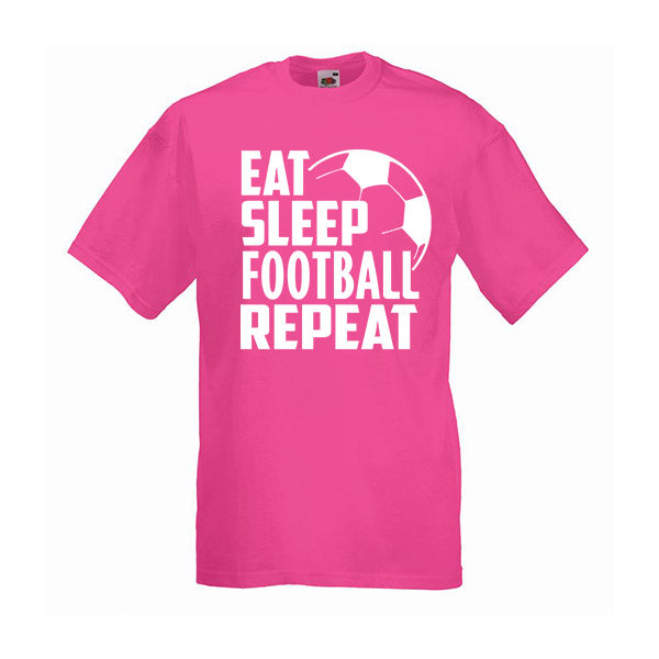 Eat Sleep Football Repeat Tshirt