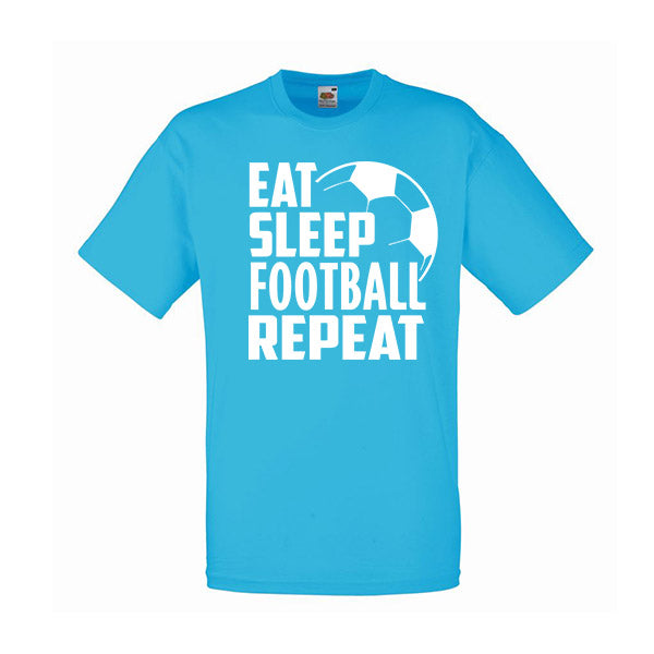 Eat Sleep Football Repeat Tshirt