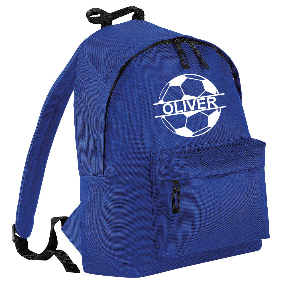 Football Personalised Rucksack