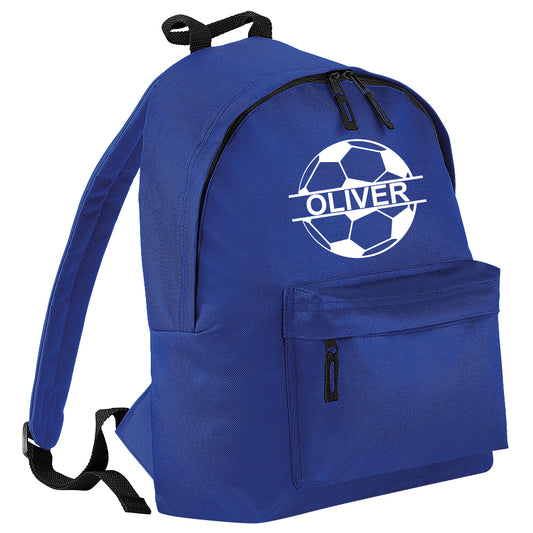Football Personalised Rucksack