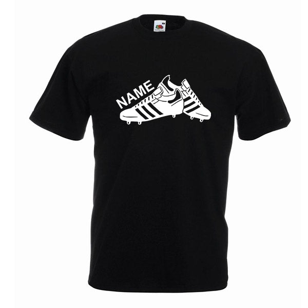 Football Boots Personalised Tshirt