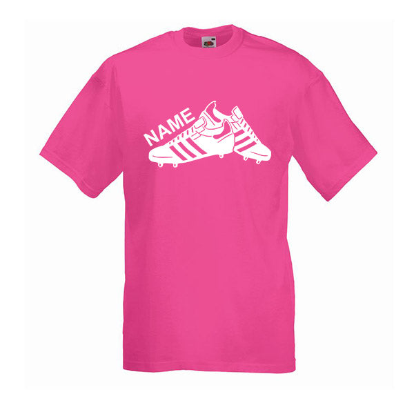 Football Boots Personalised Tshirt