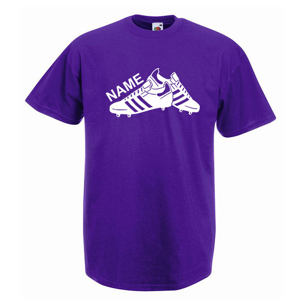 Football Boots Personalised Tshirt