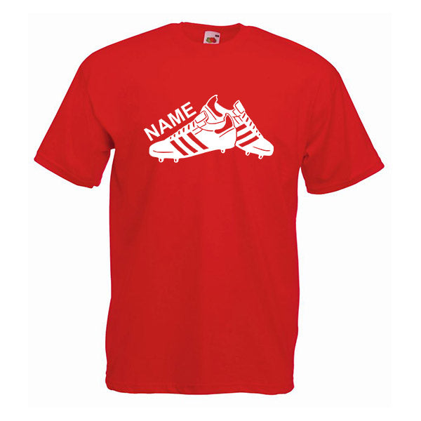 Football Boots Personalised Tshirt