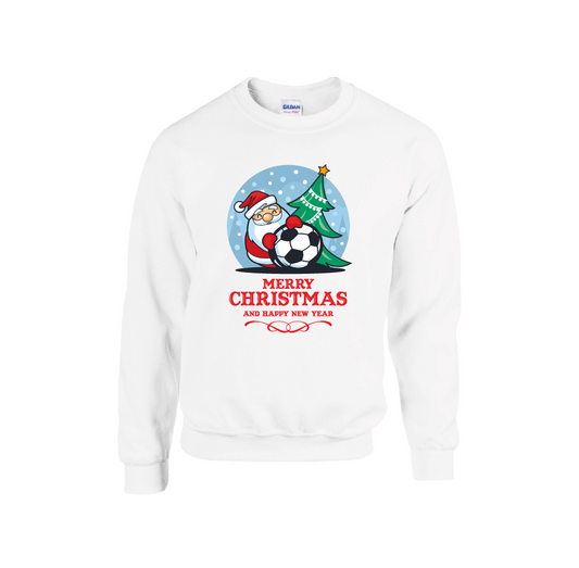 Football Santa Merry Christmas - Christmas Jumper
