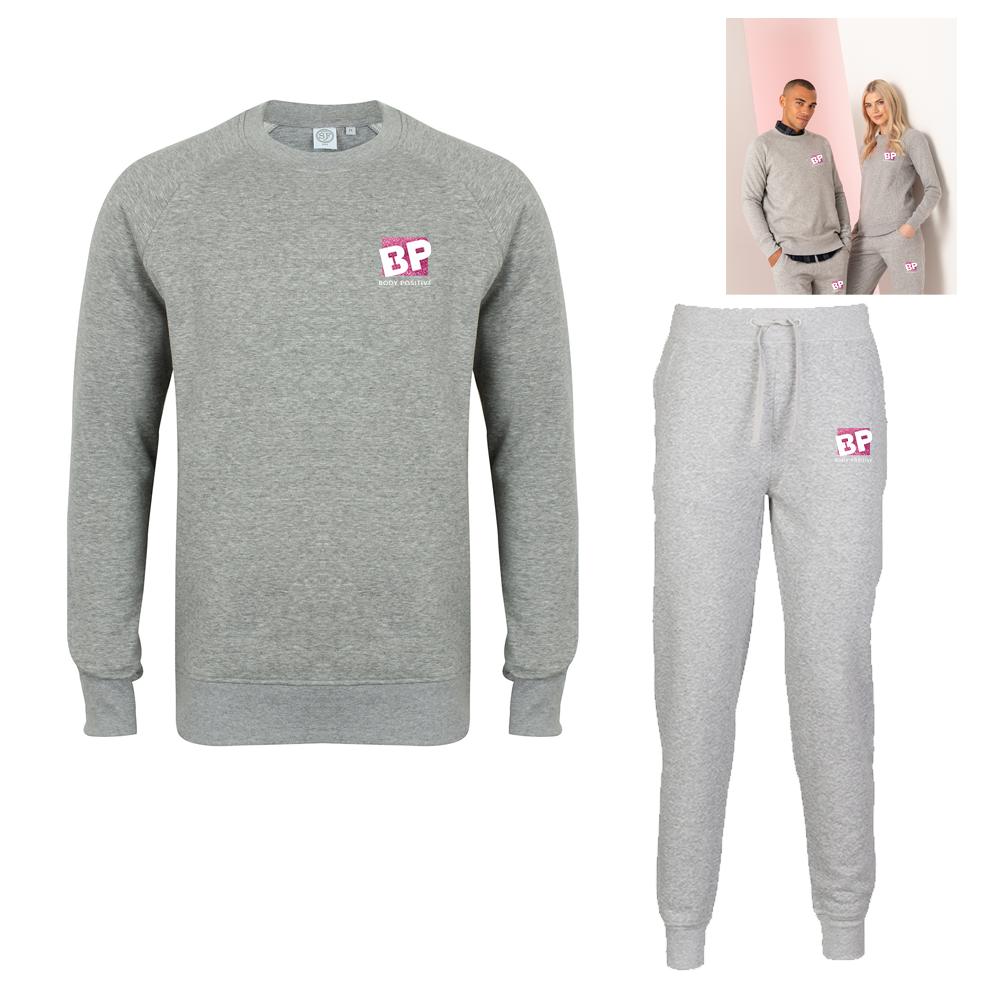 Unisex Slimfit Tracksuit in Grey - Body Positive