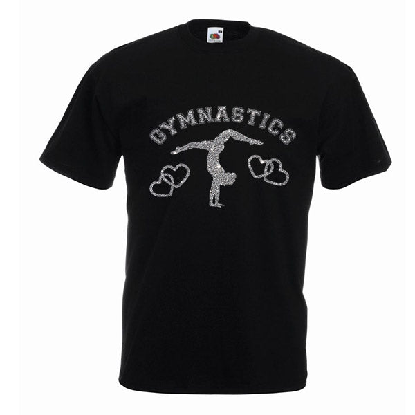 Gymnastics Hearts Tshirt