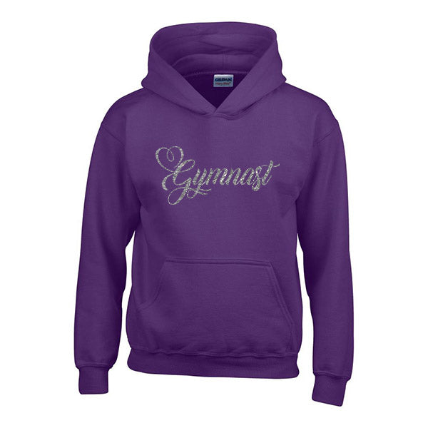 Swirly Heart Gymnast Personalised Hoodie