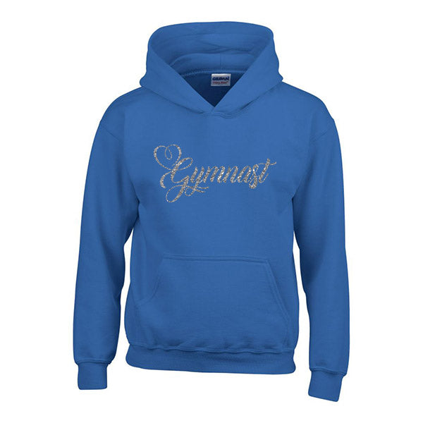 Swirly Heart Gymnast Personalised Hoodie