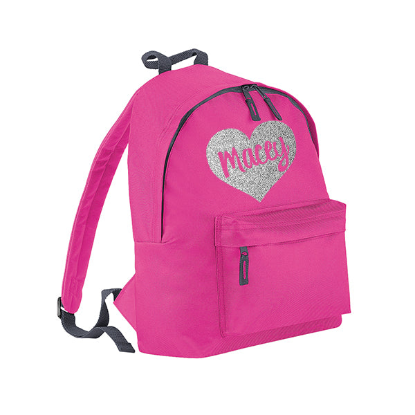 Heart Personalised Rucksack