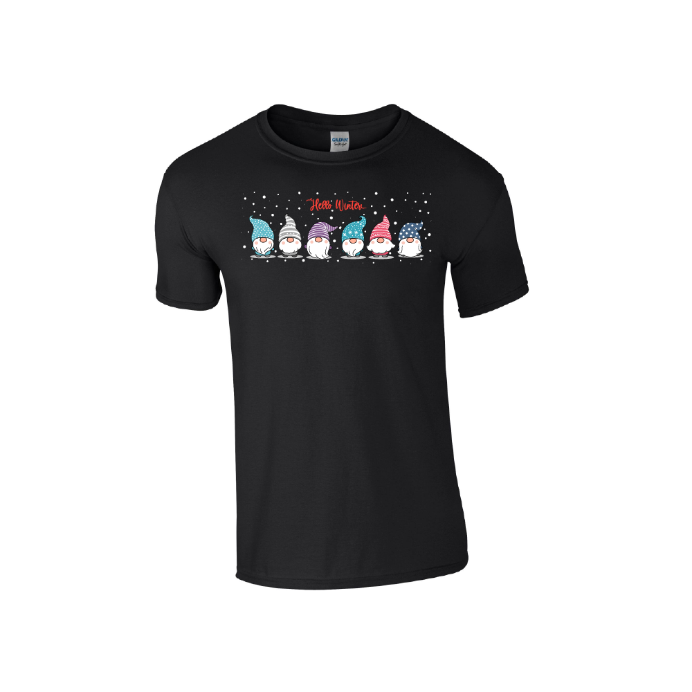 'Happy Winter' Gnomes - Christmas Tshirt