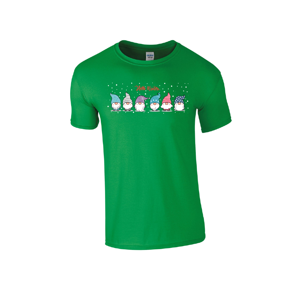'Happy Winter' Gnomes - Christmas Tshirt