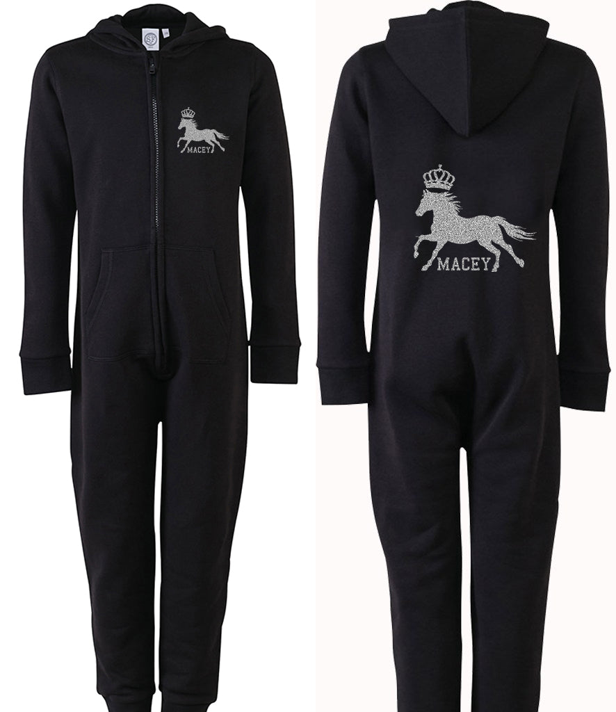 Horse Crown Personalised Onesie
